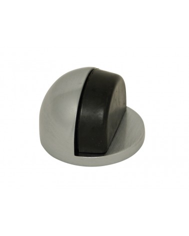 Copia de tope de puerta cromado mate en zamak para atornillar - modelo 822 - tirador de diseño