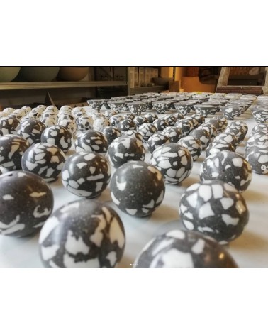 Botón de mueble en cemento - Demenico Rocks Esfera - tirador de diseño