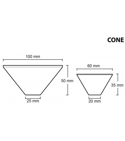 Pomo de mueble en cemento - Urbi & Orbi Demenico Rocks Cono - tirador de diseño