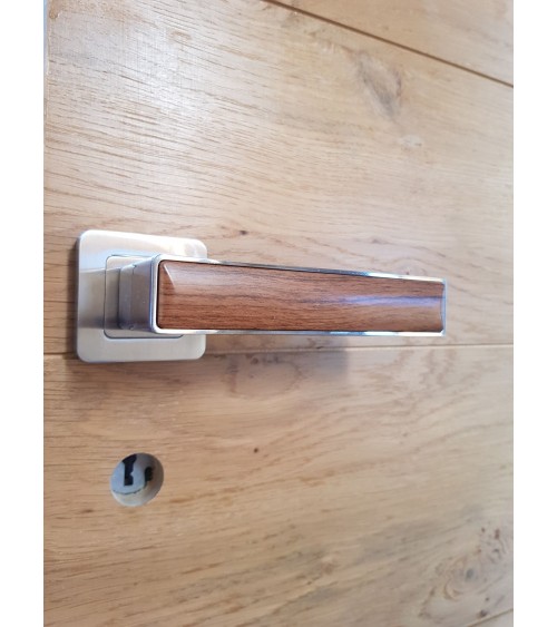 Manilla de puerta efecto madera - manilla Déco - manilla de diseño