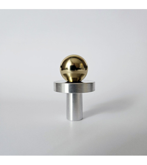 Botón de mueble oro pulido/cromo pulido POLA tirador de diseño