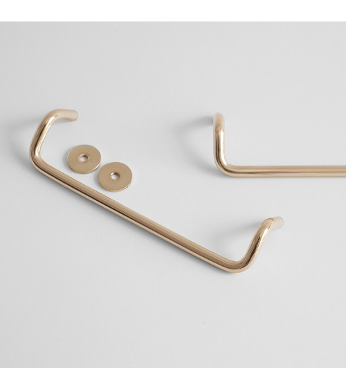 Tirador de mueble en latón AVA tirador de diseño