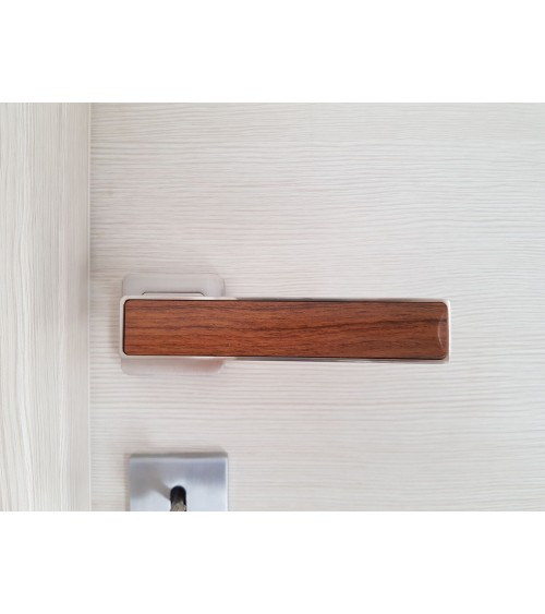 Manilla de puerta efecto madera - manilla Déco - manilla de diseño