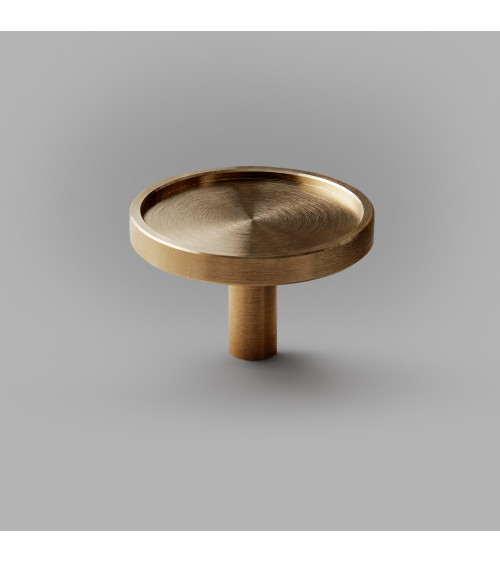 Botón de mueble de latón INA tirador de diseño