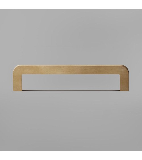 Tirador de mueble en latón cepillado ISA diseño