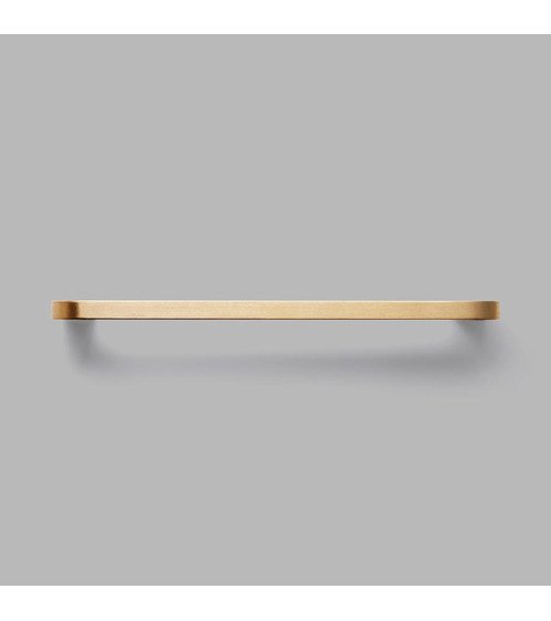 Tirador de mueble en latón cepillado ISA diseño
