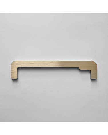 Tirador de mueble industrial ISA WAVE diseño vista de frente