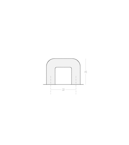 Tirador de mueble oro pulido ISA XS tirador de diseño