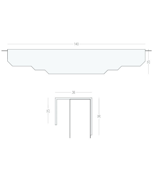Tirador de mueble de latón KARLA LACK tirador de diseño