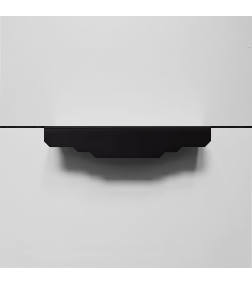 Tirador de mueble en latón KARLA BLACK tirador de diseño