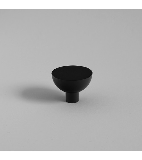 Botón de mueble negro LUNA M tirador de diseño