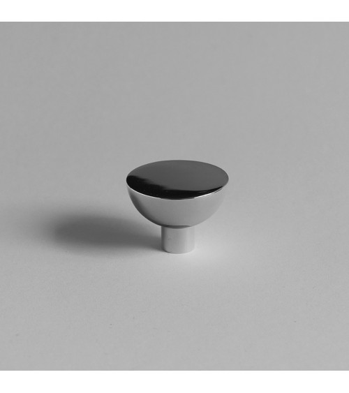 Botón de mueble cromo pulido LUNA M diseño