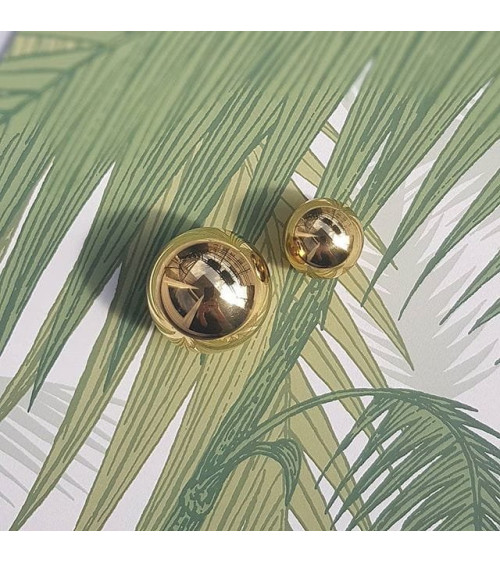 Botón de mueble dorado pulido ODETE tirador de diseño