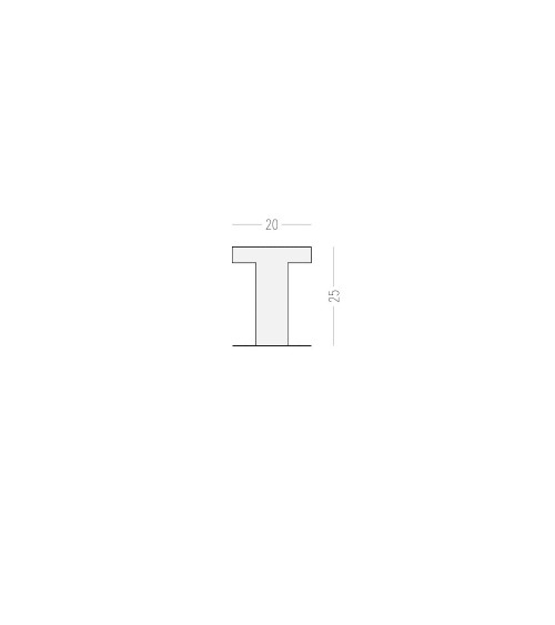 Botón de mueble de latón VERA S tirador de diseño