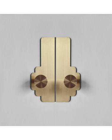 Tirador de mueble art déco NENA MOROCCO Mx2 tirador de diseño visto de frente