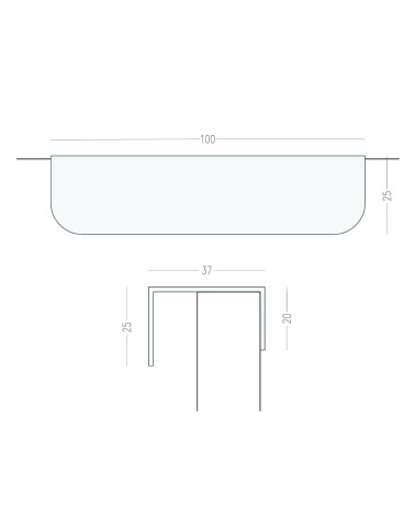 Tirador de mueble de diseño industrial EDIT O BLACK con leyenda