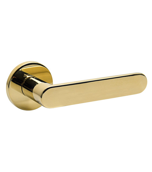 Tirador de puerta oro pulido Line Vénus diseño