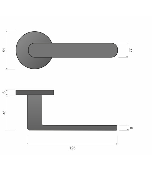 Tirador de puerta oro pulido Line Vénus diseño