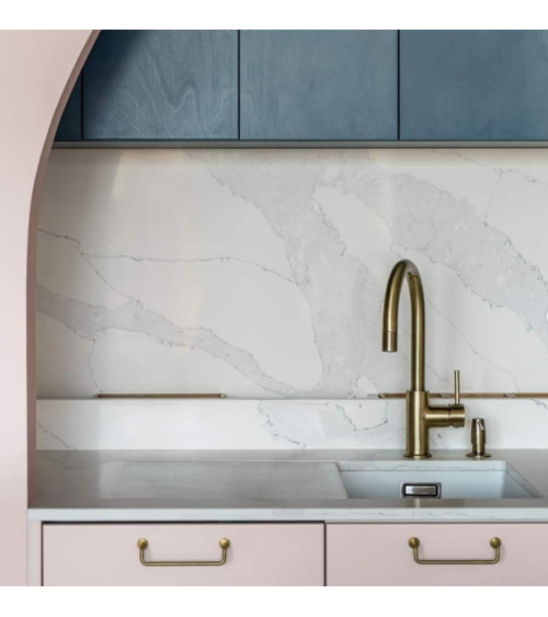 Tirador de mueble oro pulido AVA M barnizado tirador de diseño