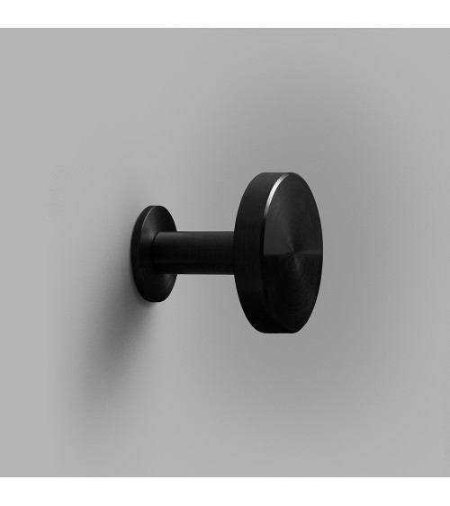 Percha de pared negra N - tirador de diseño