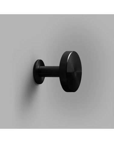 Percha de pared negra N - tirador de diseño