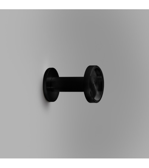 Percha de pared negra S - tirador de diseño