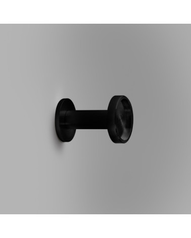 Percha de pared negra S - tirador de diseño
