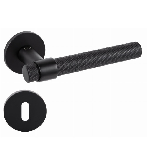 Tirador de puerta negra GHOST diseño