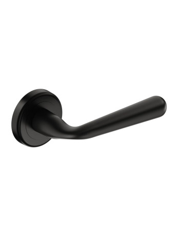 Tirador de puerta negra HANDY diseño ligeramente inclinada