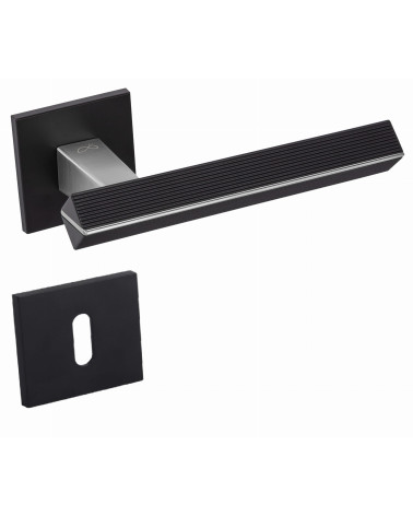 Palanca de puerta en zamak CARRERA palanca de diseño color 1 con escudo llave L