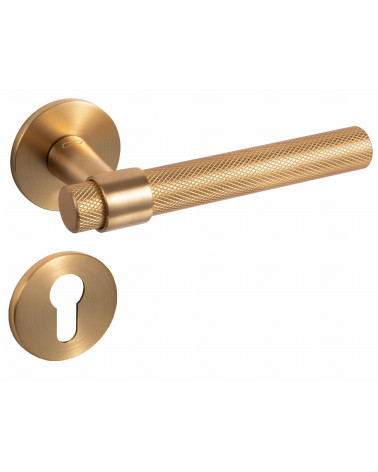 Tirador de puerta texturizado GHOST tirador de diseño con escudo de llave i