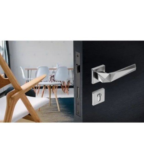 Tirador de puerta DOM Pira QR con llave L - tirador de diseño