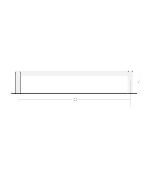 Tirador de mueble negro AVA tirador de diseño