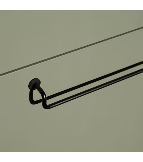 Tirador de mueble negro AVA tirador de diseño