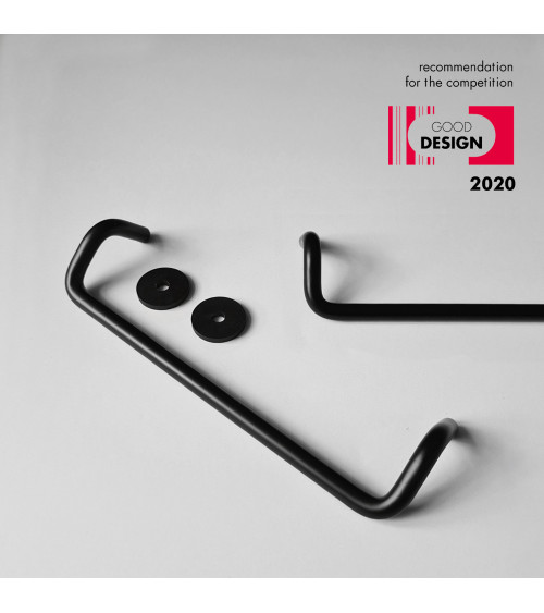 Tirador de mueble negro AVA tirador de diseño