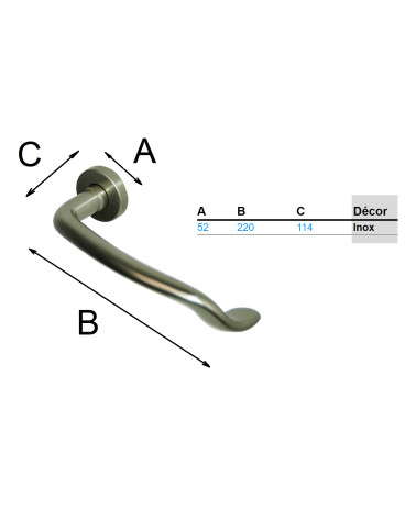 Tirador de Puerta PMR en Aluminio - modelo Ecker Fácil de Usar - tirador de diseño
