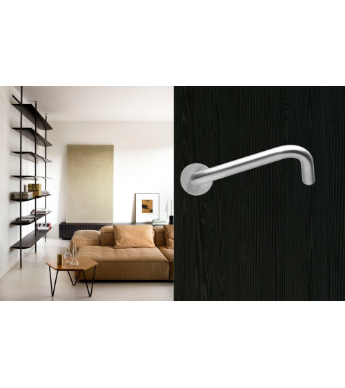 Tiradores de Puerta PMR de Alta Gama en Acero Inoxidable Cepillado - modelo NoHand - tirador de diseño