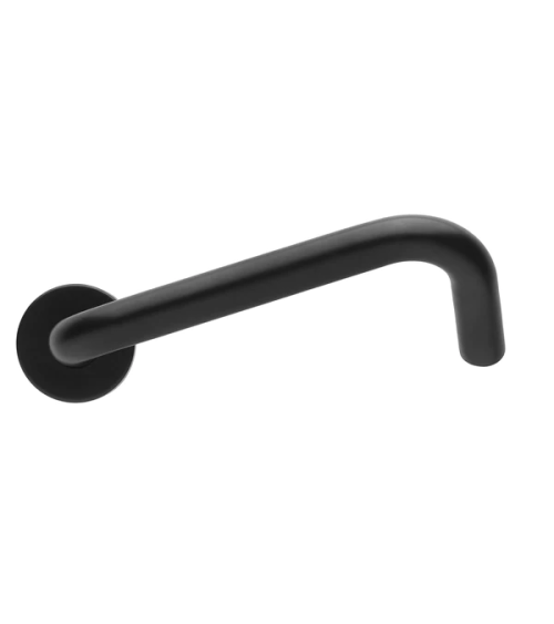 Tiradores de Puerta PMR de Alta Gama en Acero Inoxidable Italiano de color Negro - modelo NoHand - tirador de diseño
