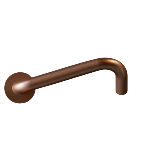 Tiradores de Puerta PMR en Acero Inoxidable, modelo NoHand con Acabado Cobrizo - Made in Italy - tirador de diseño