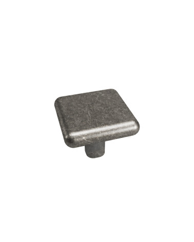 Botón de mueble plata envejecida NOX tirador de diseño