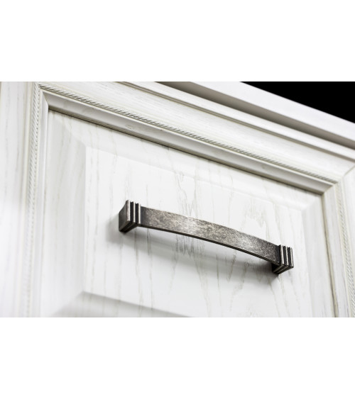 Botón de mueble plata envejecida LIBRETTO tirador de diseño