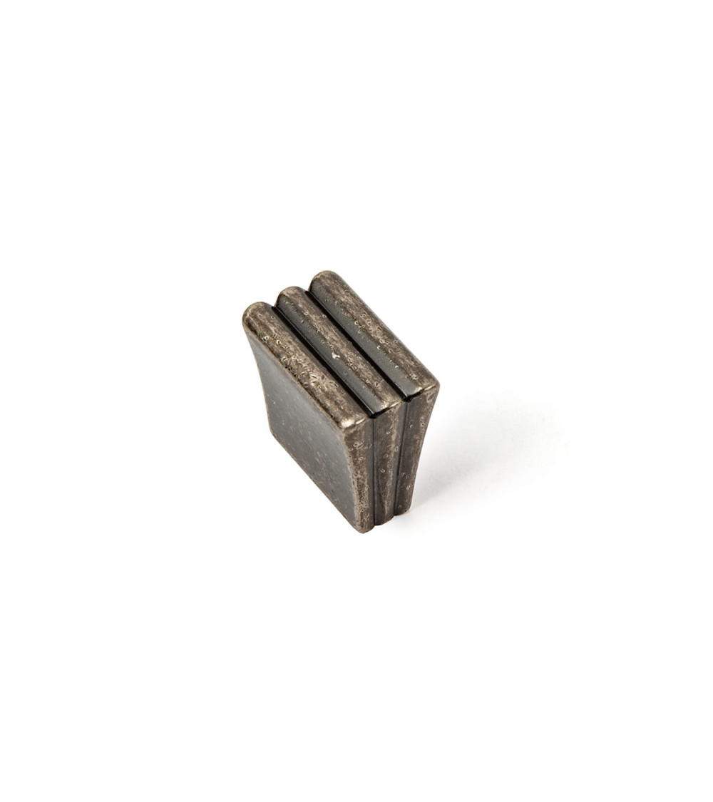 Botón de mueble plata envejecida LIBRETTO tirador de diseño