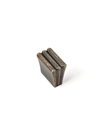 Botón de mueble plata envejecida LIBRETTO tirador de diseño