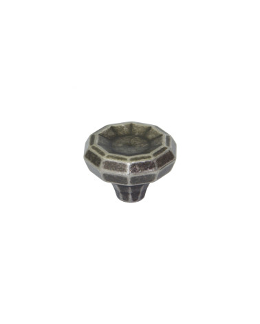 Tirador de mueble plata envejecida CAMPANA diseño