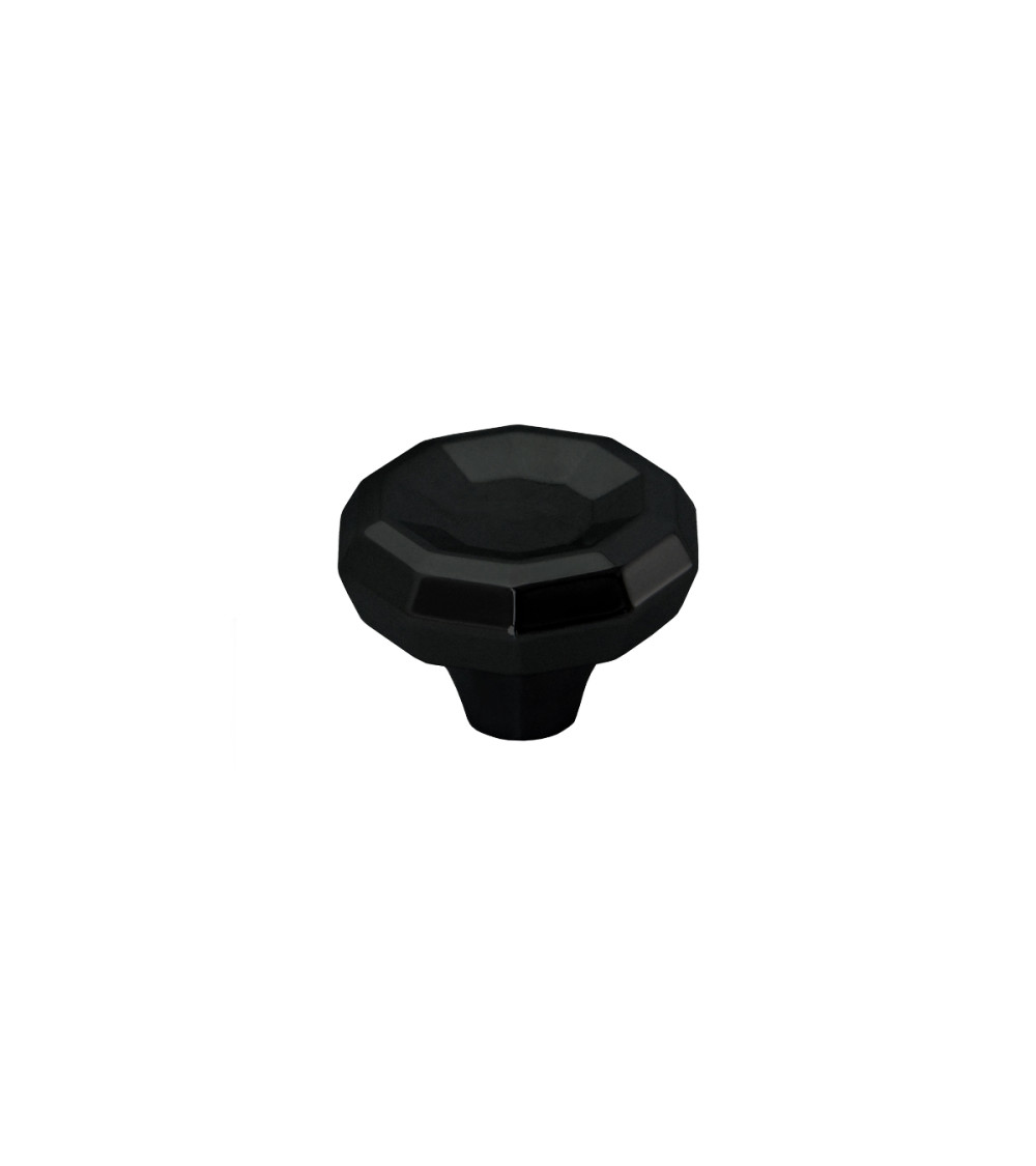 Tirador de mueble negro brillante CAMPANA diseño