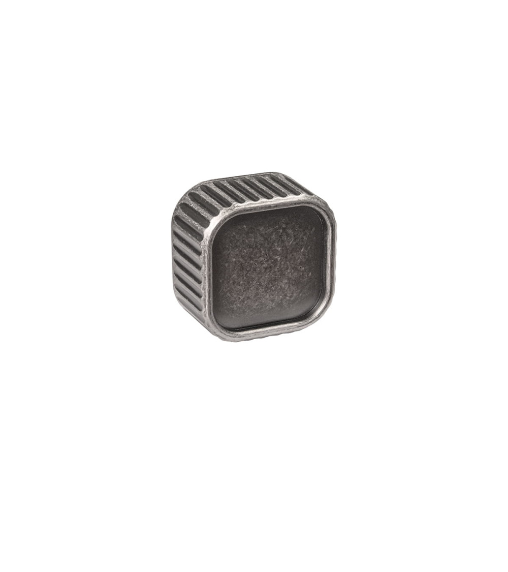 Botón de mueble plata envejecida WEGA tirador de diseño