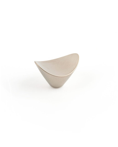 Botón de mueble níquel satinado DIUNA tirador de diseño