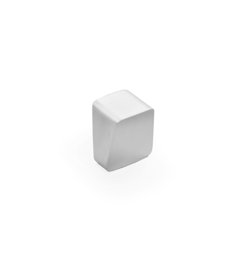 Botón de mueble cromo satinado ALVERO tirador de diseño