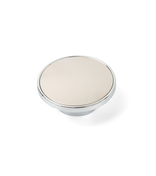 Botón de mueble cromo níquel brillante ARS tirador de diseño