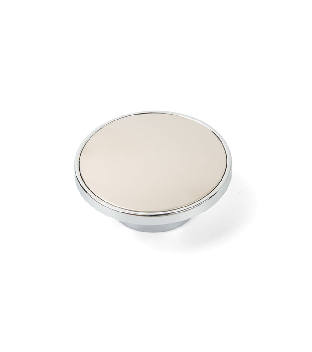 Botón de mueble cromo níquel brillante ARS tirador de diseño
